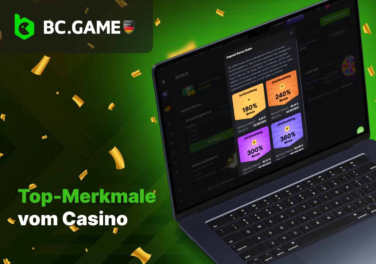 Merkmale des Online-Casinos BC Game
