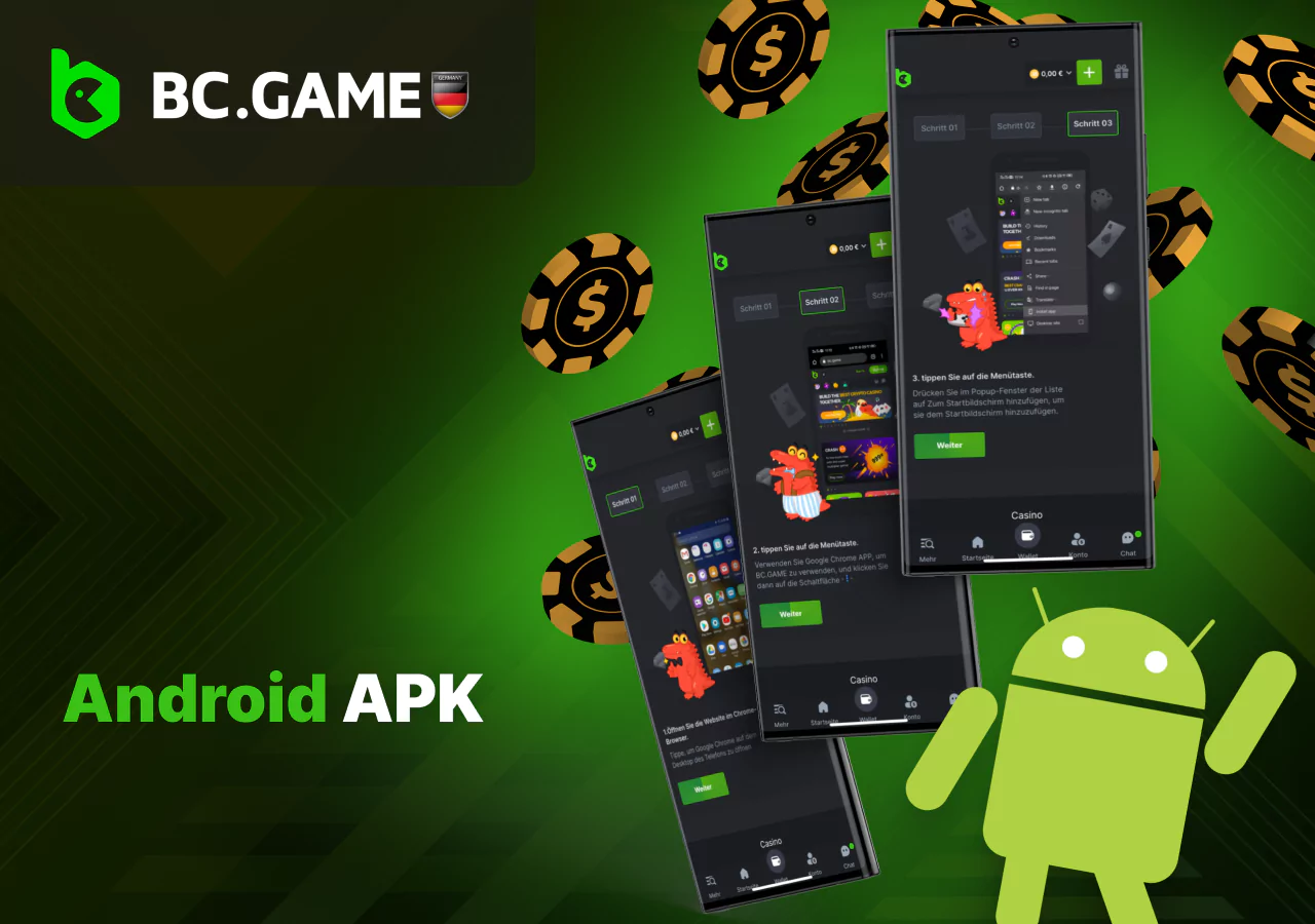 Herunterladen und Installieren der Android APK-Datei